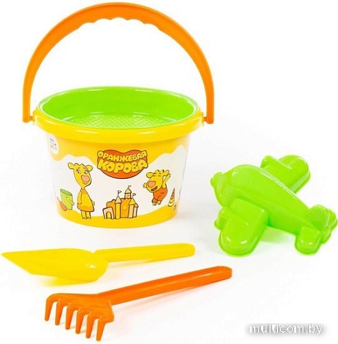 Набор игрушек для песочницы Полесье Оранжевая корова №3 83173