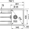 Кухонная мойка Franke Centro CNG 611-78 Fragranite 114.0639.689 (оникс)