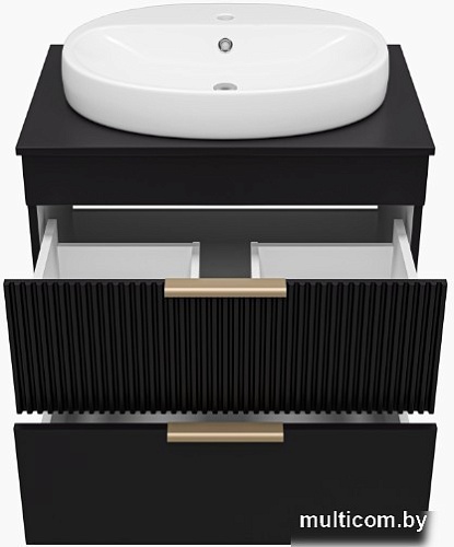 Brevita Тумба под умывальник Enfida 70 ENF-06070-0242Я (черный матовый)