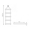 Элемент комплекса KBT Wooden Rungs Rope Ladder Light