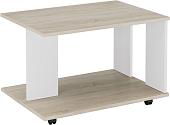 Журнальный столик Трия Diamond тип 4 КМ+02.68.000.139 (дуб сонома/белый)
