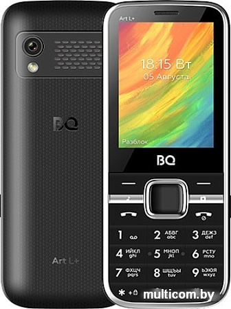 Мобильный телефон BQ-Mobile BQ-2448 Art L+ (черный)