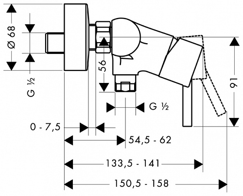 Смеситель Hansgrohe Talis S2 32640000