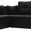 Угловой диван Mebelico Кембридж угловой 108832 (левый, экокожа, черный)