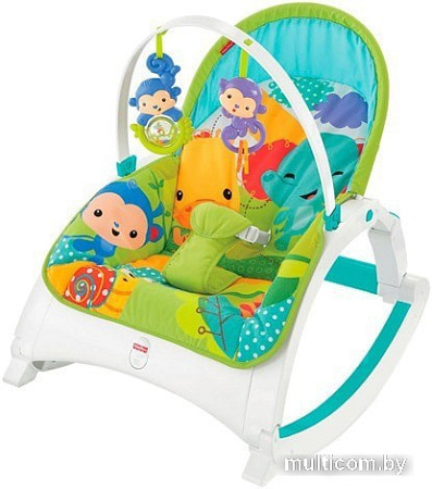 Шезлонг Fisher-Price CMR10 (друзья тропического леса)