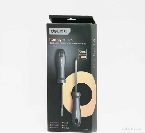 Набор отверток Deli HT1006 (6 предметов)