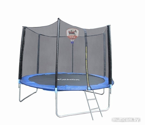 Батут GetActive Jump 14ft-427 см 14480S2Y-L лестница, сетка, кольцо (синий)