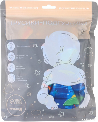 Подгузники Крошка Я Космос 9050612