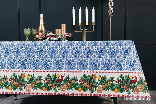 Скатерть Stolima Барыня-сударыня 803-2 К Рождеству 160x140