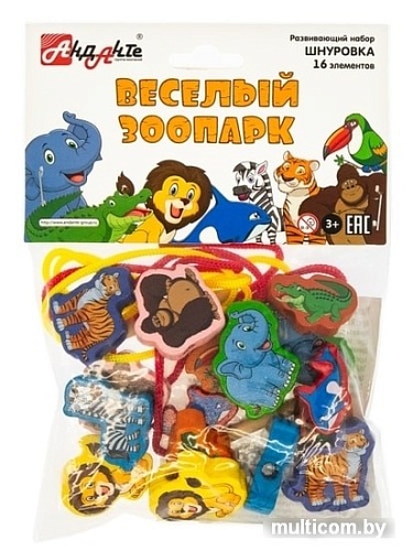 Шнуровка Анданте Веселый зоопарк RDI-D001a