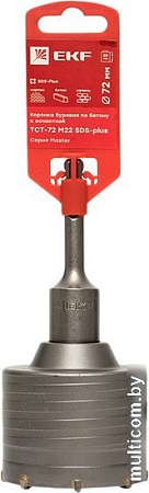 Коронка EKF Master TCT-72 М22