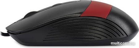 Мышь Oklick 310M (черный/красный)