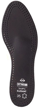 Стельки ортопедические Ortmann Elegant (р.38,черный)