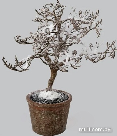 Искусственное растение Gasper 1119501-44 (коричневый/заснеженный)