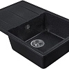 Кухонная мойка Marblan Magnum R (черный, с сифоном)