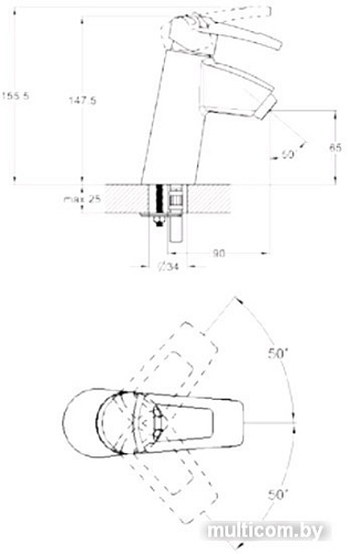 Смеситель G.Lauf LWF1-A113
