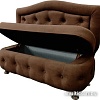 Диван Bravo Мебель Миранда 3 1.2 (микровелюр, симпл 45 коричневый)