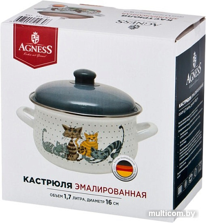 Кастрюля Agness 951-001