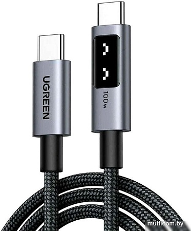 Кабель Ugreen L509 35501 USB Type-C - USB Type-C (1 м, серый)