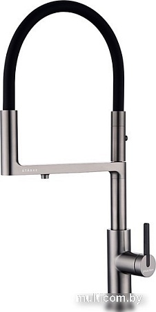 Смеситель Paulmark Tornado TO213402-B (вороненая сталь/беретта)