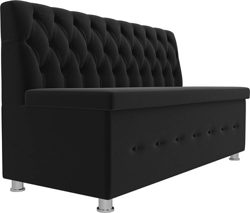 Диван Mebelico Вента (микровельвет, черный)