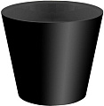 Вазон Idi Land Rosemary 221600130/01 (черный)