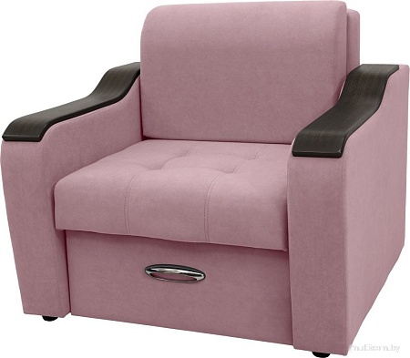 Кресло Сириус Лидер-3 НПБ 105x110 (Eva 14 велюр темно-розовый)