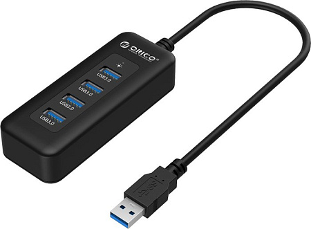 USB-хаб Orico U3R1H4-BK