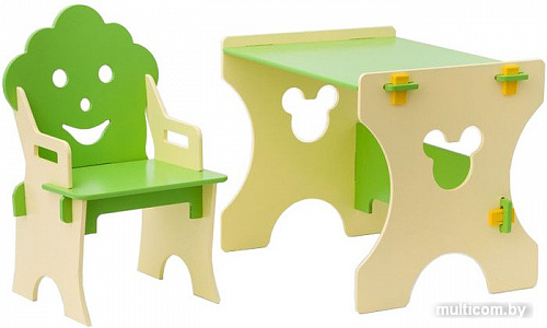 Детский стол Столики Детям Гном СБ-4 (салатовый/бежевый)
