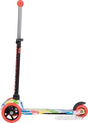 Самокат Novatrack Disco-kids 120H.DISCOKIDS.WMC8 (белый/оранжевый)