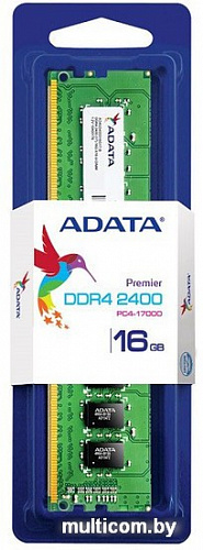 Оперативная память A-Data Premier 16GB DDR4 PC4-19200 AD4U2400316G17-S