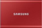 Внешний накопитель Samsung T7 1TB (красный)