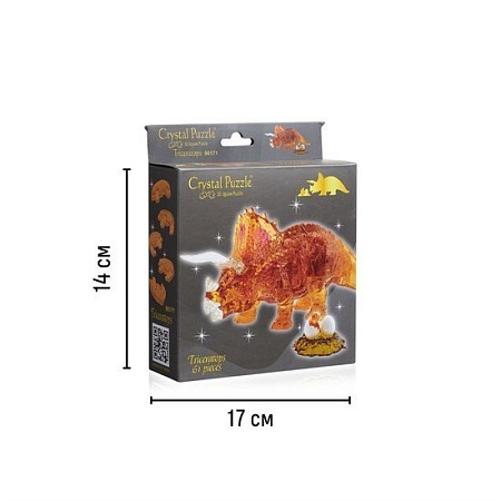 3Д-пазл Crystal Puzzle Трицератопс 90171