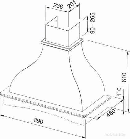 Кухонная вытяжка Franke FCS 90 NF EV8 321.0592.492