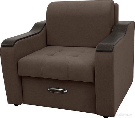 Кресло Сириус Лидер-3 ППУ 105x110 (Eva 26 велюр коричневый)