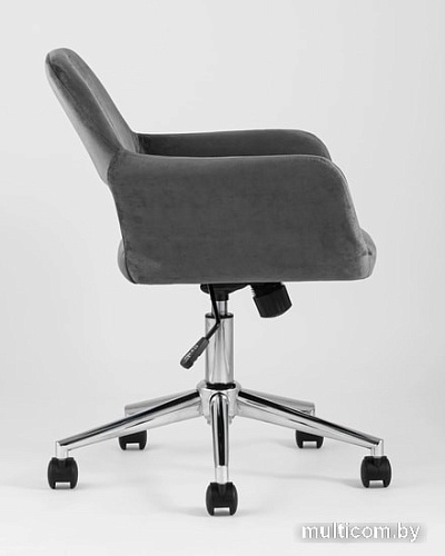 Кресло Stool Group Ross велюр (серый)
