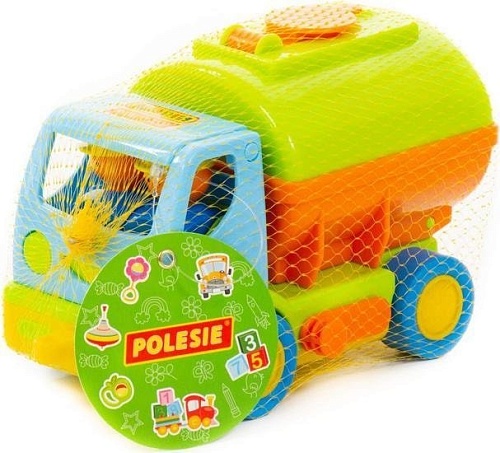 Игрушечный транспорт Полесье Мой первый грузовик с цистерной в сеточке