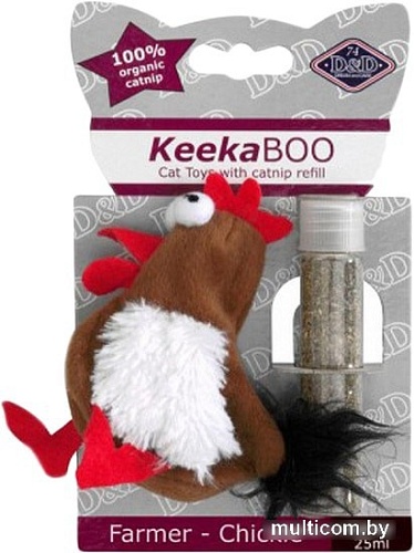 Игрушка для кошек D&D Home KeekaBOO Farmer Chickie 402/427552