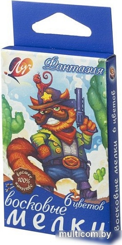 Восковые мелки Луч 25С 1519-08 (6 цв.)