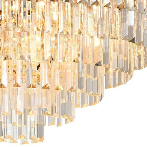 Подвесная люстра Natali Kovaltseva Diamonds 76017/12C (золотой-черный)