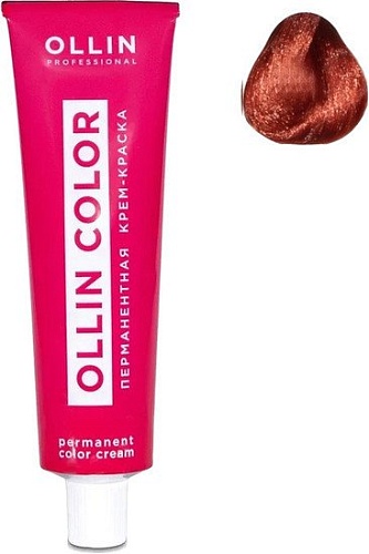 Крем-краска Ollin Professional Color перманентная 7/46 русый медно-красный 100 мл