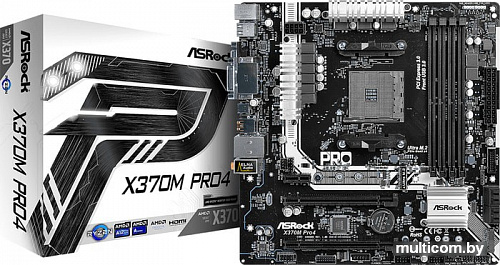 Материнская плата ASRock X370M Pro4