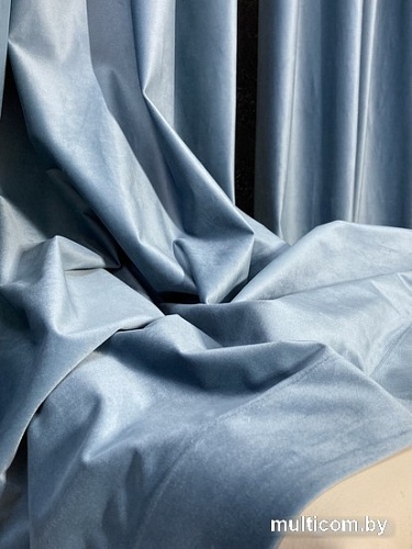 Штора Ника Зварико 7200250 2.0x2.5 м (серый/голубой/индиго 24)