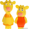 Набор игрушек для ванной Капитошка Оранжевая корова Бо и Зо LX-OR-COW-06