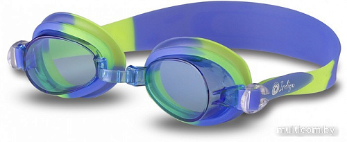 Очки для плавания Indigo 713 G (синий/желтый)