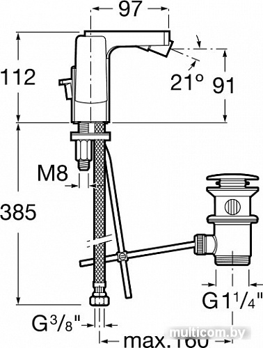 Смеситель Roca L90 5A6301C00