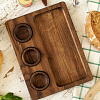 Менажница Richwood oakplate-1/brown