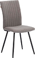 Стул TetChair Monte Carlo флок (серый/черный)