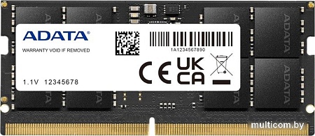 Оперативная память ADATA 32ГБ DDR5 SODIMM 5600 МГц AD5S560032G-S