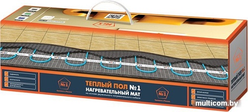 Нагревательные маты Теплоресурс Теплый пол №1 нагревательный мат 1500 Вт 10 кв.м.